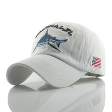 Load image into Gallery viewer, cream flag baseball cap