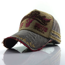 Load image into Gallery viewer, cream flag baseball cap