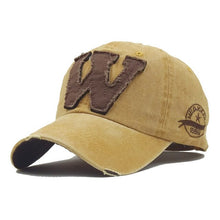 Load image into Gallery viewer, cream flag baseball cap