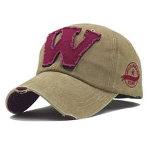 Load image into Gallery viewer, cream flag baseball cap