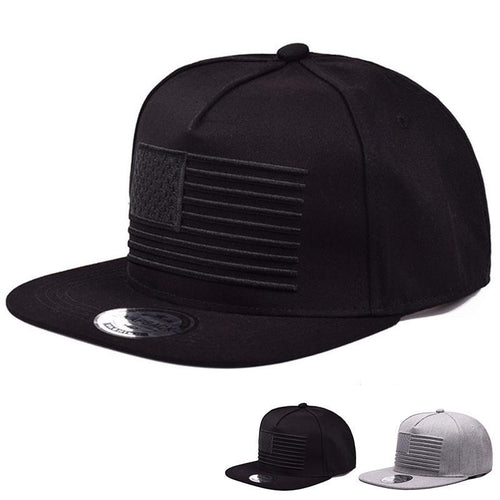 3d flag black cap